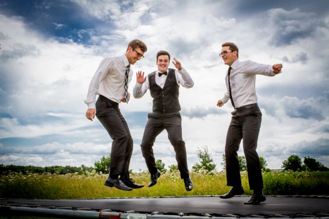 preparation du marié party fous