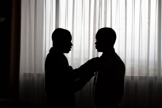 preparation du marie contre jour