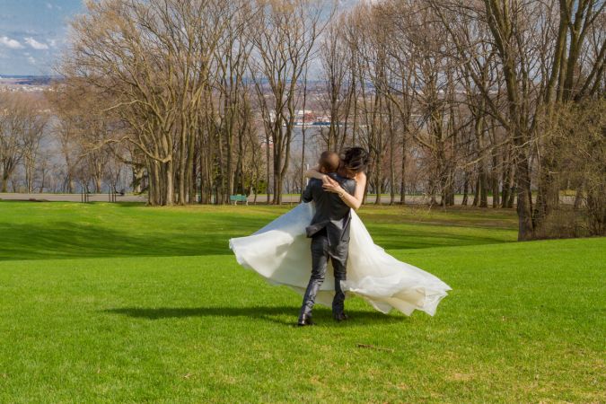 amoureux mariage tourne danse